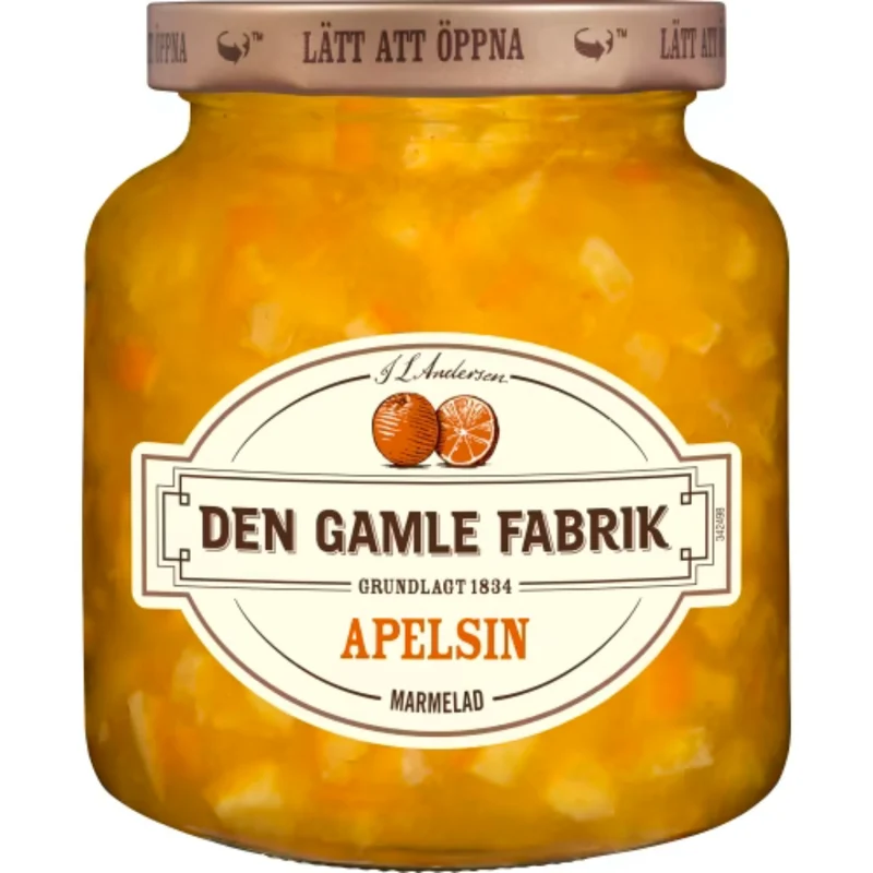 Den Gamle Apelsin Marmelad - Orange Marmalade 380g