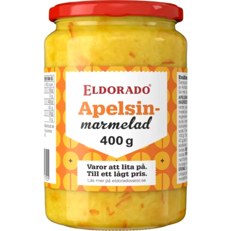 Eldorado Apelsin Marmelad - Orange Marmalade 400g