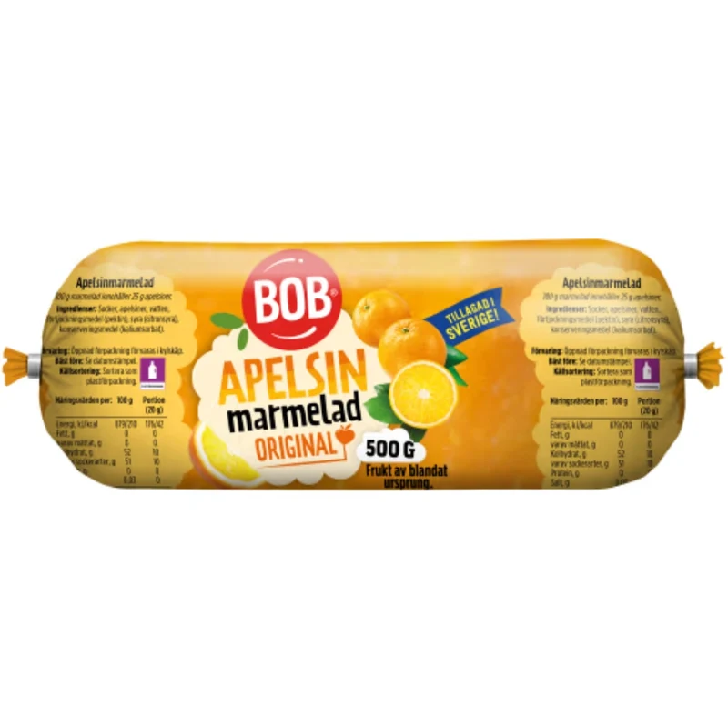 Bob Apelsin Marmelad Refill - Orange Marmalade – Refill Pack 500g
