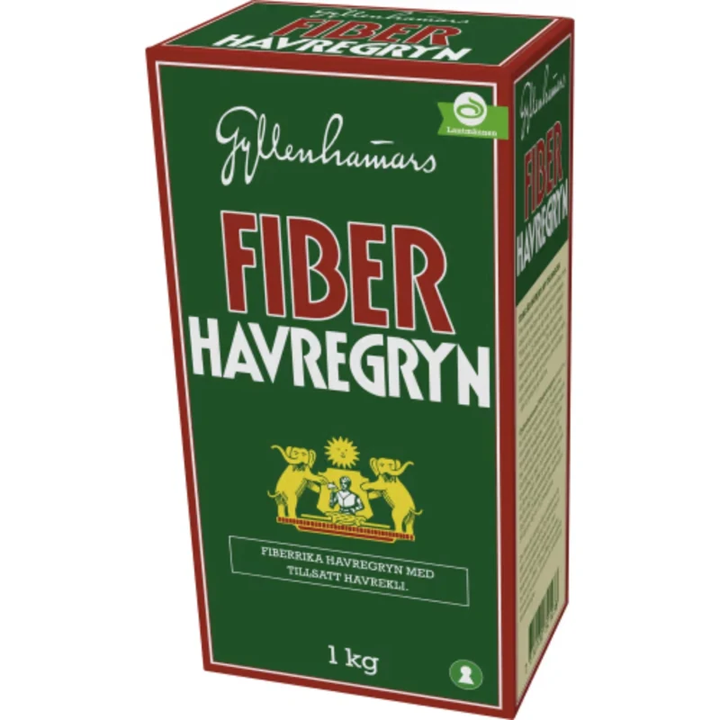 Gyllenhamars Fiberhavregryn - High-Fiber Rolled Oats 1kg