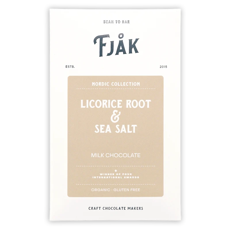 Fjåk Licorice Root Milk Chocolate 50% (Nordic Collection)