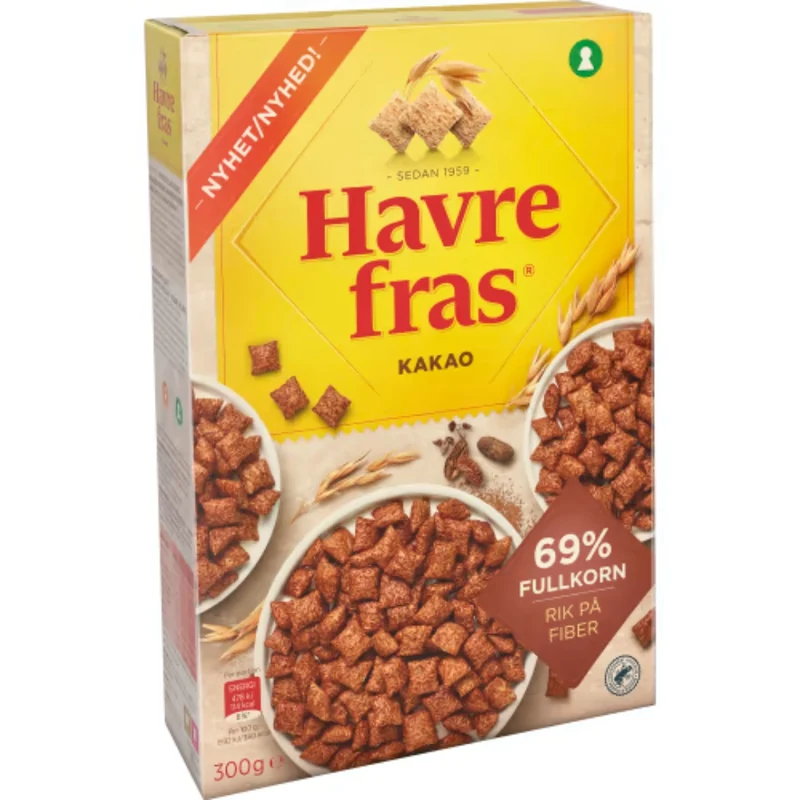 Havrefras kakao - Cocoa Oat Cereal 300g