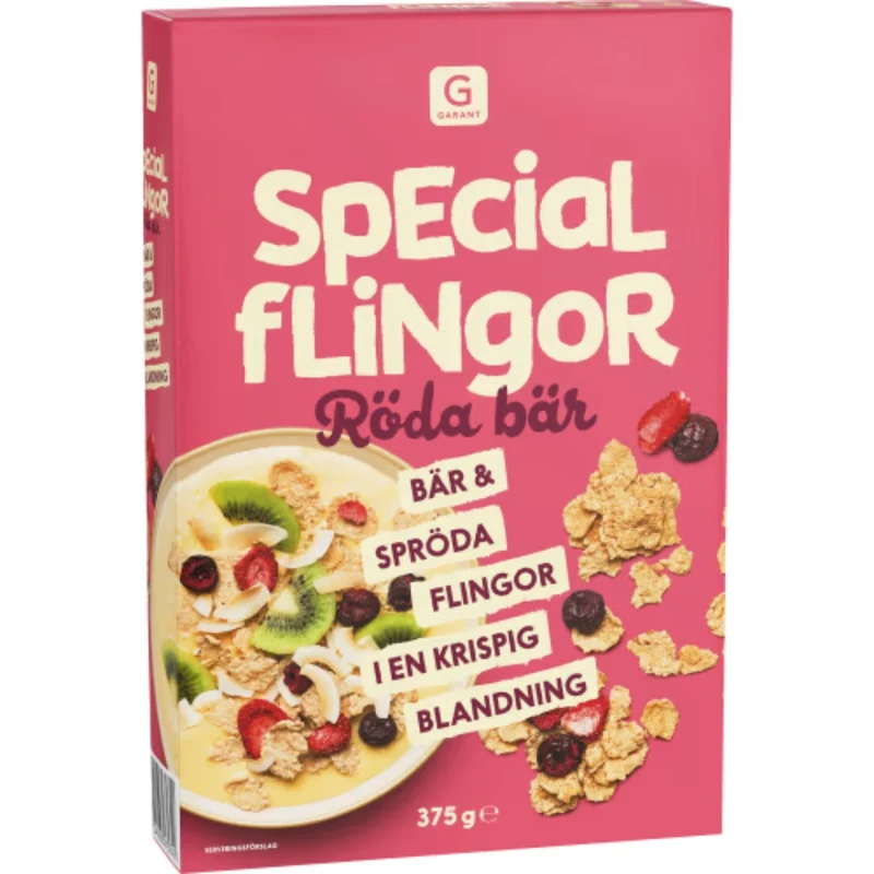 Garant Specialflingor Röda Bär - Berry Cereal 375g