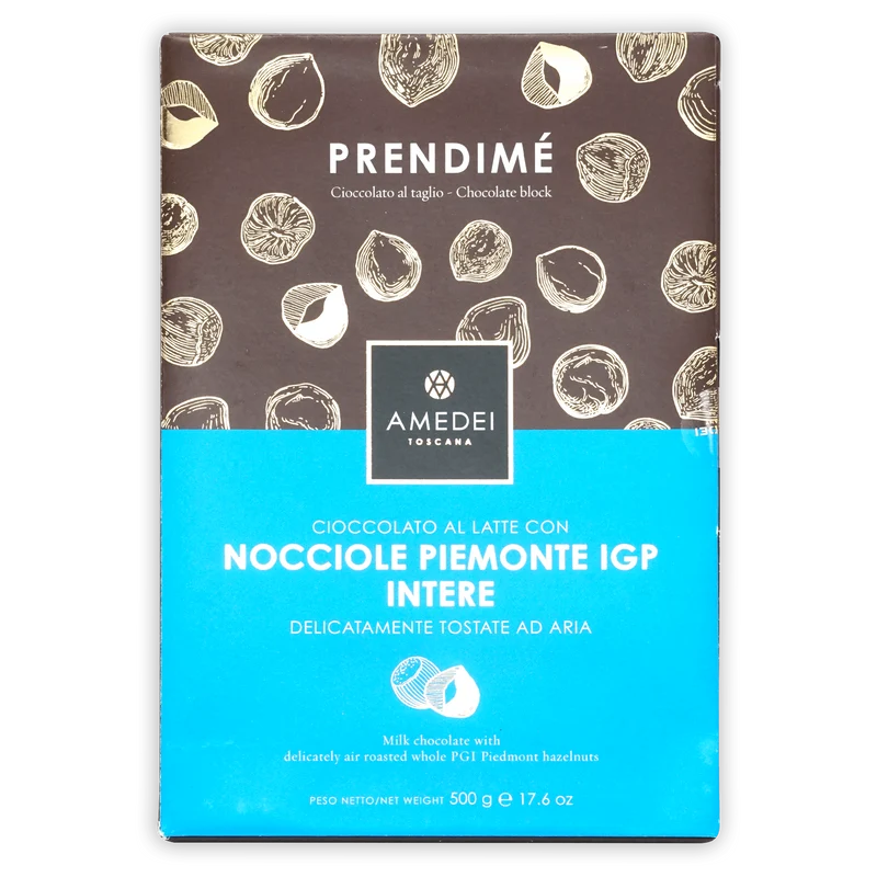 Amedei Prendimé Milk Chocolate w/ Hazelnuts (500g) 32%