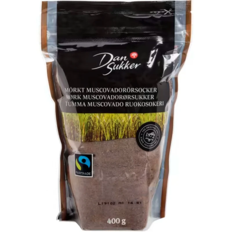 Dansukker Muscovado Mörk Rörsocker - Dark Muscovado Cane Sugar 400g