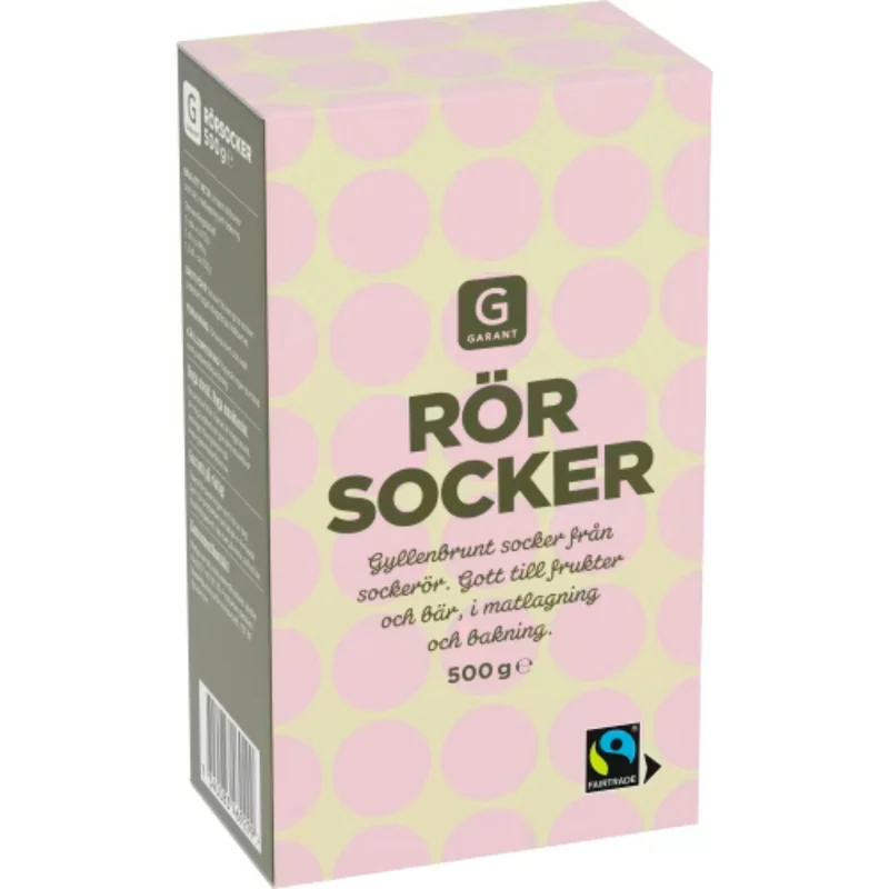 Garant Rörsocker - Raw Cane Sugar 500g