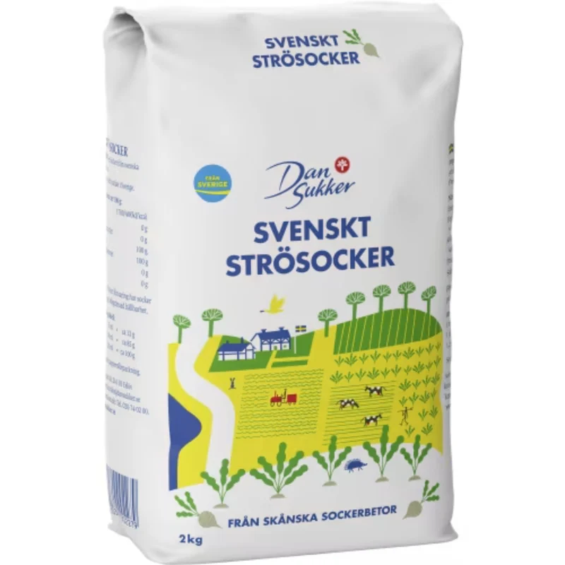 Dansukker Strösocker - Granulated Sugar 2kg