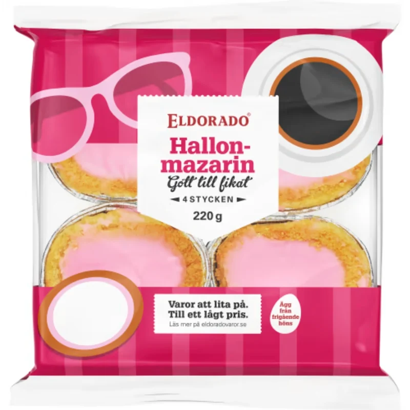 Eldorado Mazarin Hallon - Pastry with Raspberry filling 220g