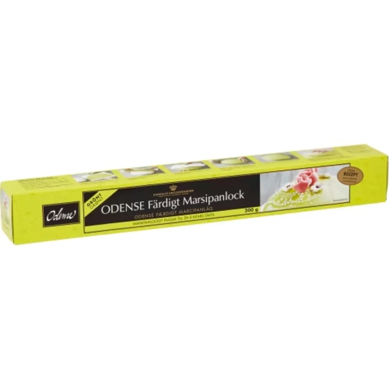 Odense Marsipanlock Grön - Green Marzipan Cover 200g