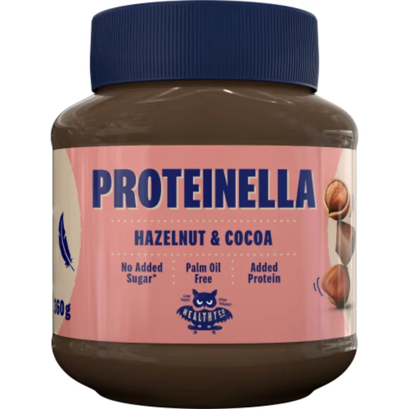 Healthyco Hazelnut Cocoa Proteinella - Smooth Hazelnut and Cocoa Spread 360g