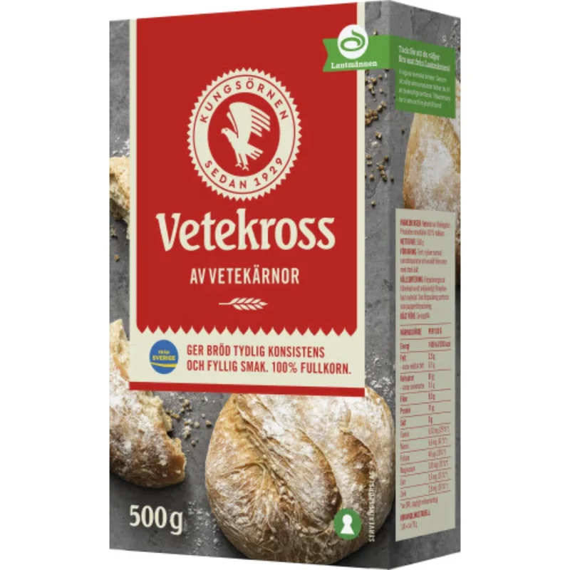 Kungsörnen Vetekross - Cracked Wheat 500g