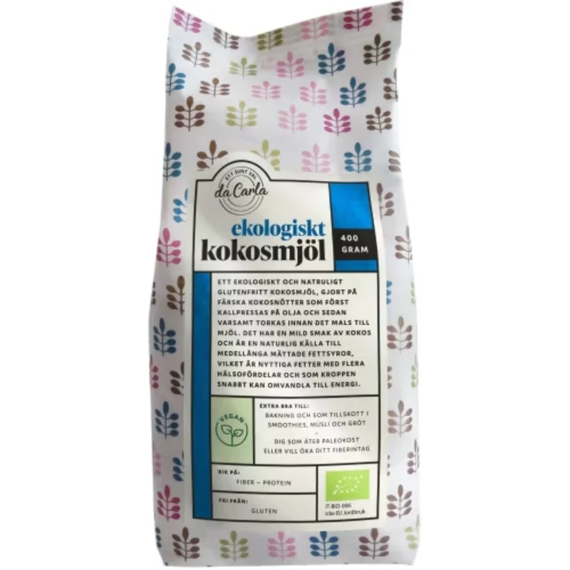 Da Carla Kokosmjöl - Coconut Flour 400g