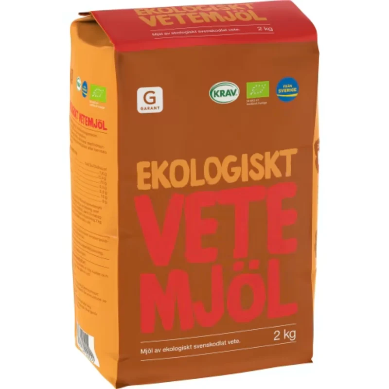 Garant Vetemjöl Ekologiskt - Organic Wheat Flour 2kg
