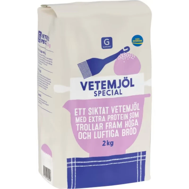 Garant Vetemjöl Special - Wheat Flour with Extra Protein 2kg