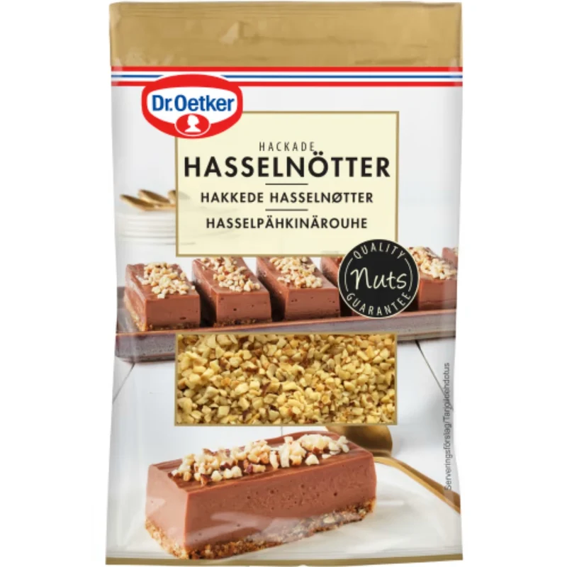 Dr Oetker Hasselnötter Hackade - Chopped Hazelnuts 50g
