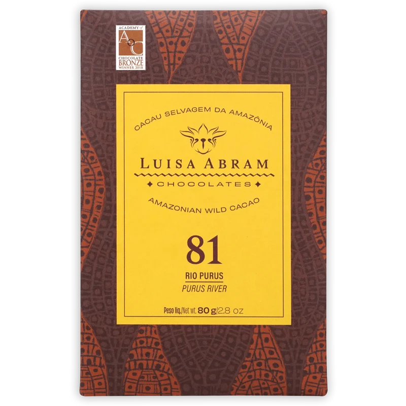 Luisa Abram Rio Purús Wild Cocoa 81%