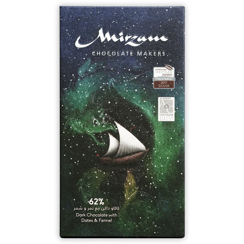 Mirzam Dark Chocolate Dates & Fennel 62%