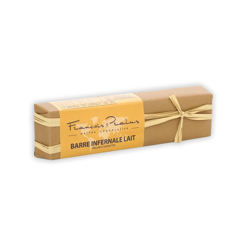 Pralus Infernale Milk Praline Bar 45%