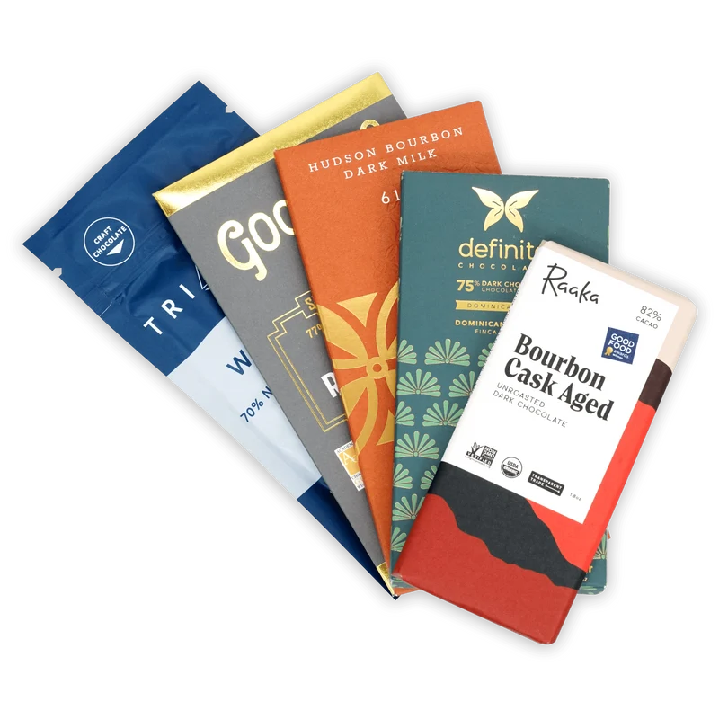 Boozy Chocolate Bars Bundle (5 Bars)
