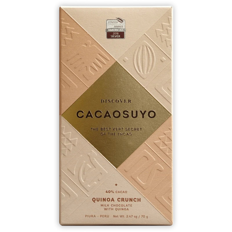 Cacaosuyo Milk Quinoa Crunch 40%