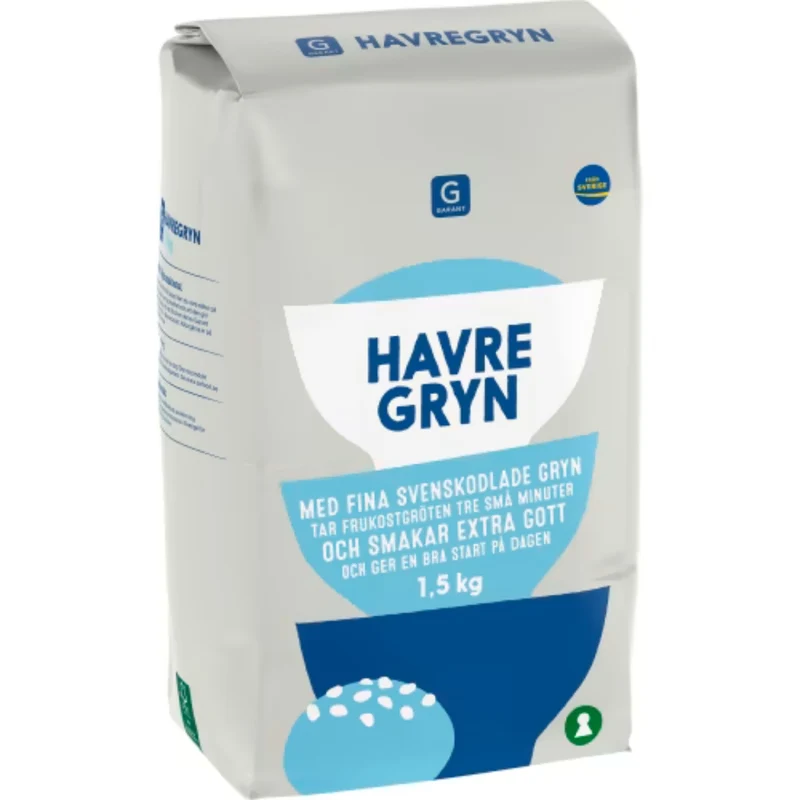 Garant Havregryn - Rolled Oats 1.5kg