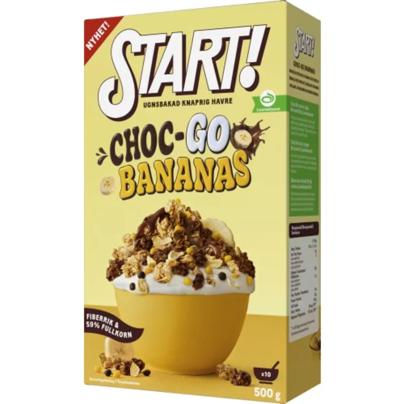 Start! Choc-go Bananas Granola - Choc-go Bananas Granola 500g