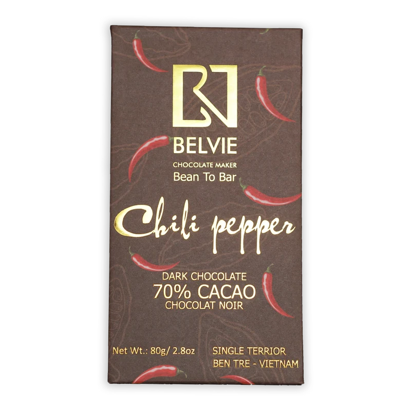 Belvie Chili Pepper Dark Chocolate 70%