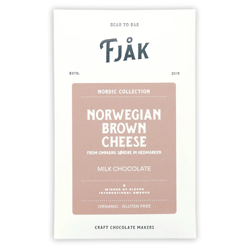 Fjåk Brown Cheese Milk Chocolate 45% (Nordic Collection)