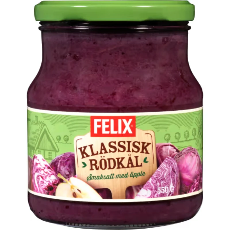 Felix Rödkål Klassisk - Classic Red Cabbage 550g