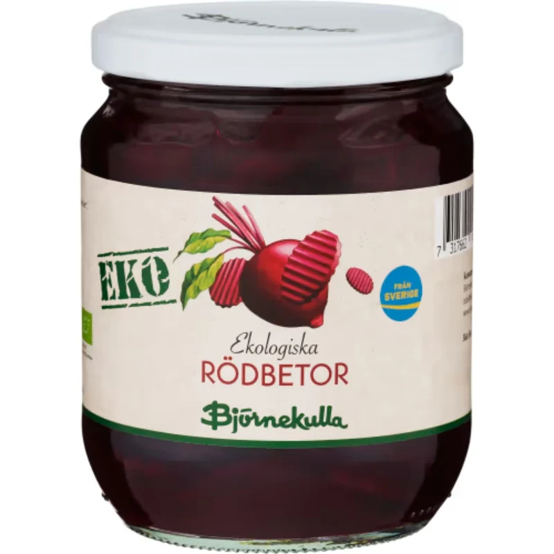 Björnekulla Rödbetor Skivade Ekologiska - Sliced Organic Beets 580g