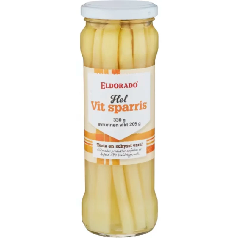 Eldorado Hel Sparris Vit - Whole White Asparagus 330g