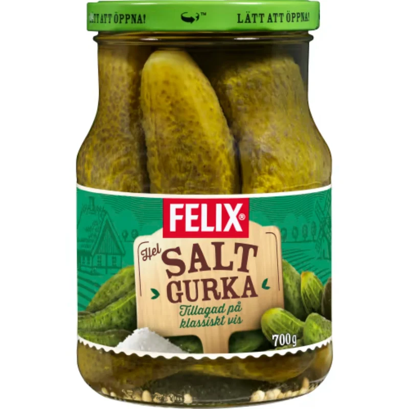 Felix Saltgurka Hel - Salted Pickles 700g
