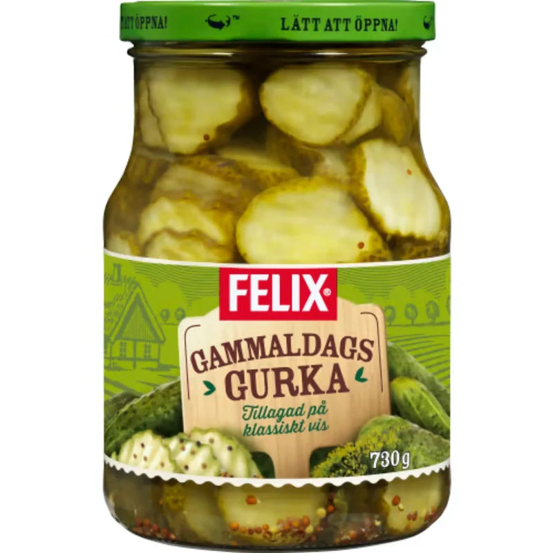 Felix Gammaldags Gurka - Traditional Pickled Cucumber 730g
