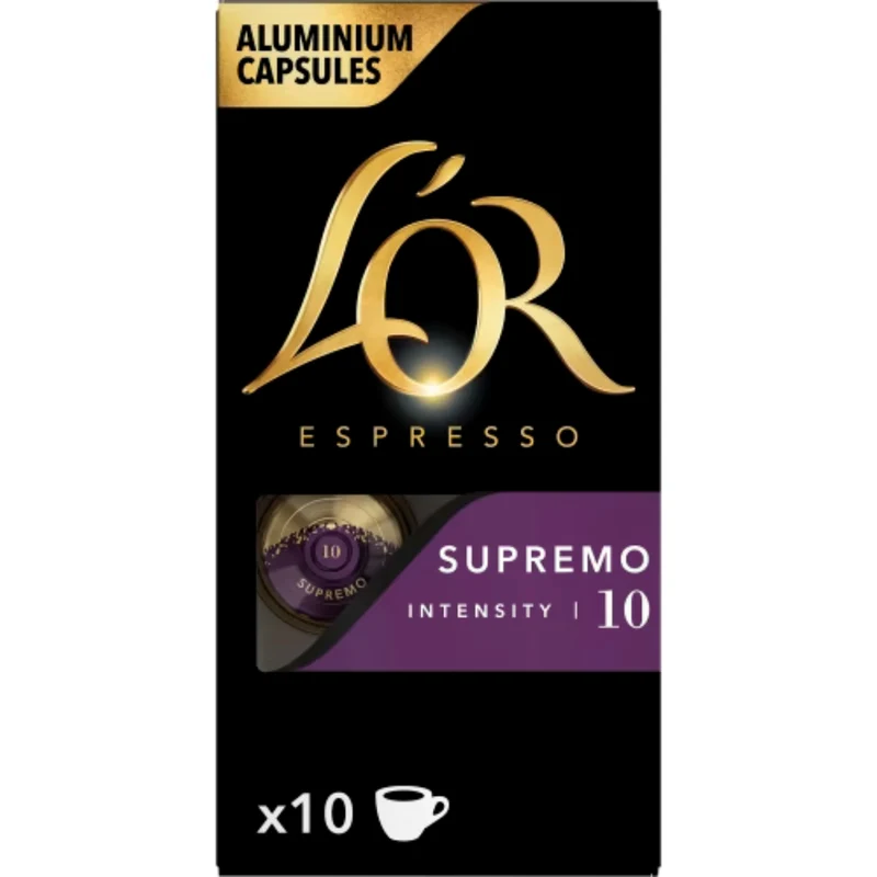 L'or Supremo 10 Kaffekapslar - Coffee Capsules 10p