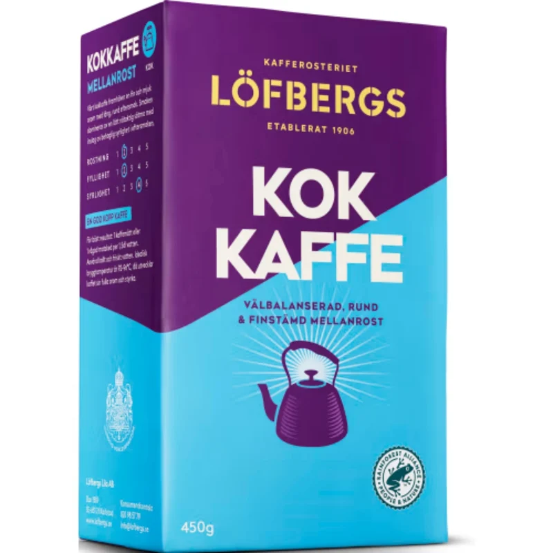 Löfbergs Kokkaffe Mellanrost - Boiled Coffee Medium Roast 450g
