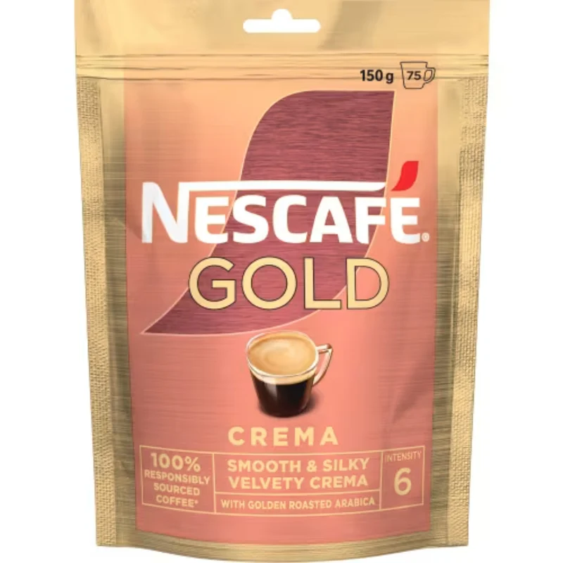 Nescafé Gold Crema Snabbkaffe - Smooth Instant Coffee 150g