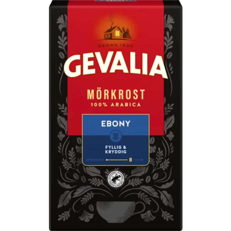 Gevalia Ebony Mörkrost Bryggkaffe - Dark Roast Coffee 425g