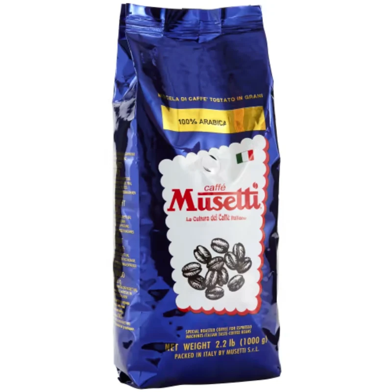 Musetti Espresso Arabica Hela Bönor - Espresso Arabica Whole Beans 1kg