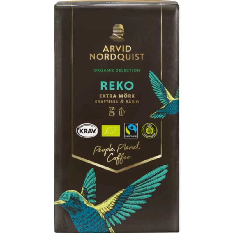 Arvid nordquist Reko Extra Mörk Bryggkaffe - Extra Dark Roast Coffee 450g