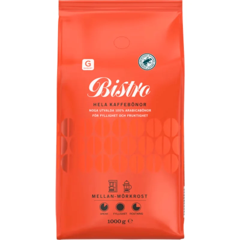 Garant Bistro - Whole Coffee Beans 1kg
