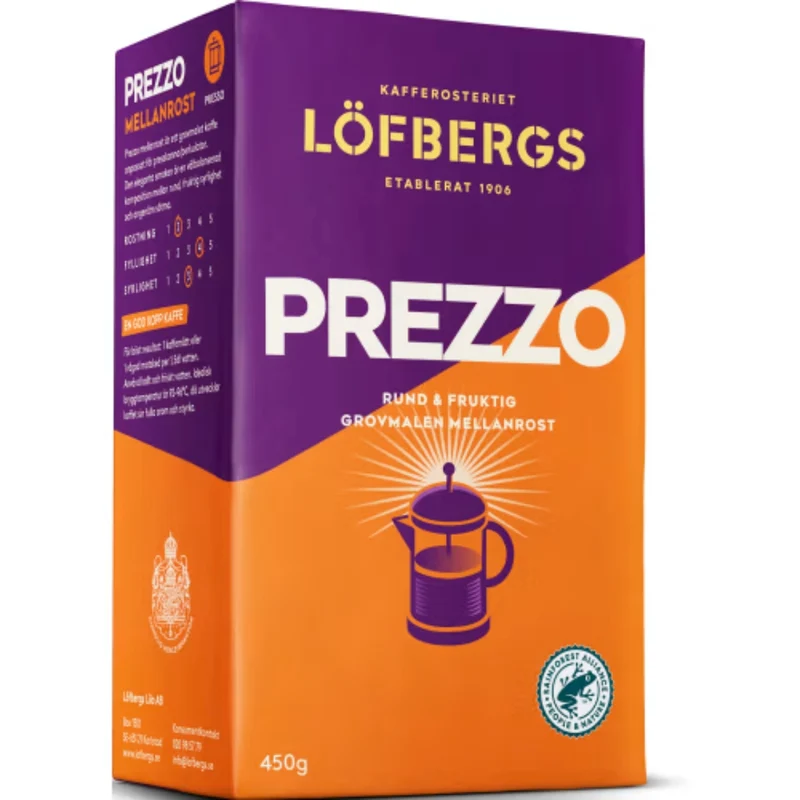 Löfbergs Prezzo - Medium Roast Press Coffee 450g