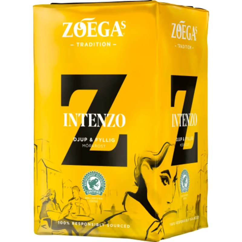 Zoégas Intenzo - Dark Roast Coffee with notes of Red Apples 450g