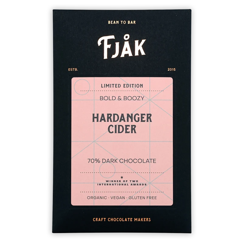 Fjåk Dark Chocolate & Cider 70% (Limited Edition)