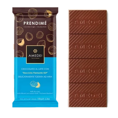 Amedei Prendimé Milk Chocolate w/ Hazelnuts 150g 32%