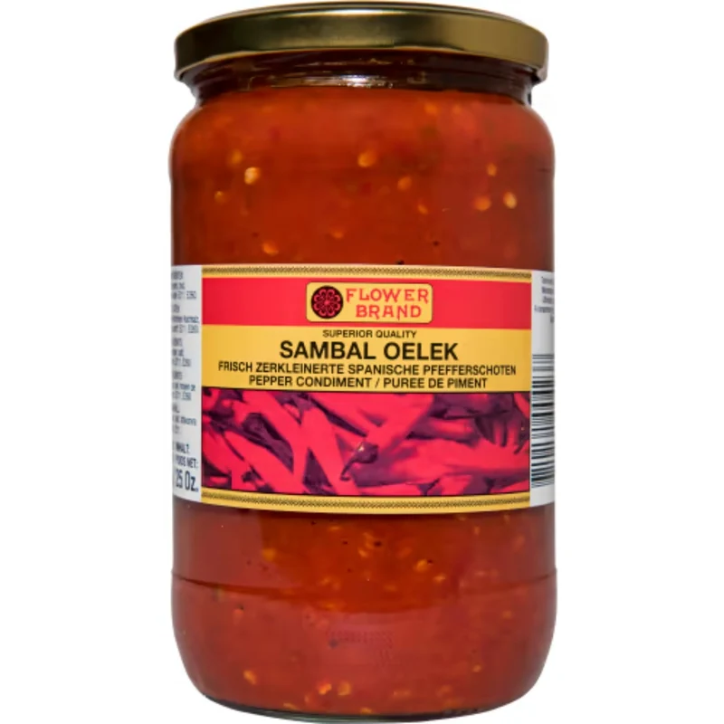 Flower Brand Sambal Oelek Original Smaksättare - Sambal Oelek 720g