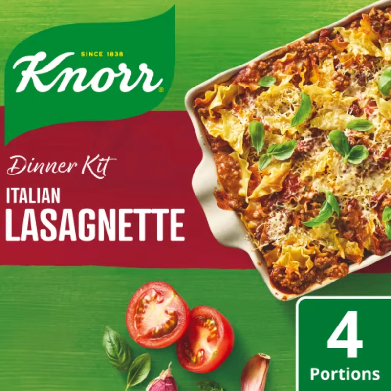 Knorr Lasagnette Italian Dinnerkit 4port - Lasagnette Meal Kit 270g