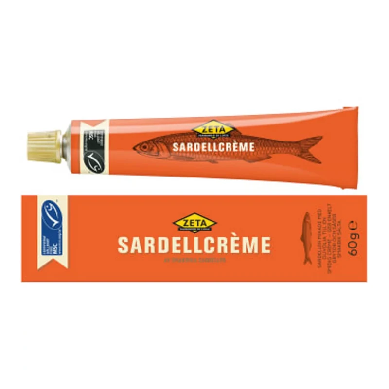 ZETA Sardellcreme - Sardell creme 60g