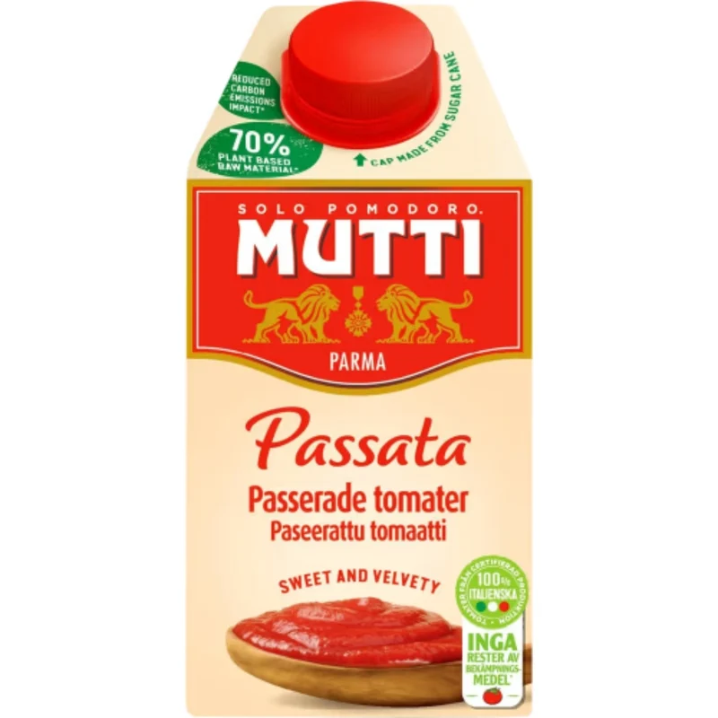 Mutti Passata Passerade Tomater - Strained Tomatoes 500g