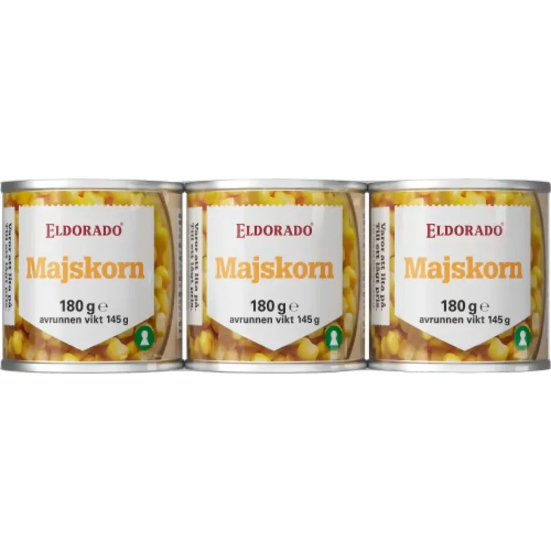 Eldorado Majskorn 3-pack - Sweet Corn 3x180g