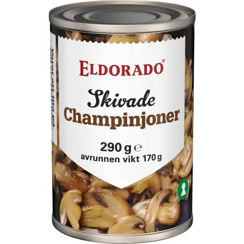 Eldorado Champinjoner i Skivor - Sliced Mushrooms 290g
